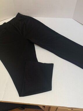 NWOT Woman Within Black Size 16WP Polyester Blend Pants Slacks